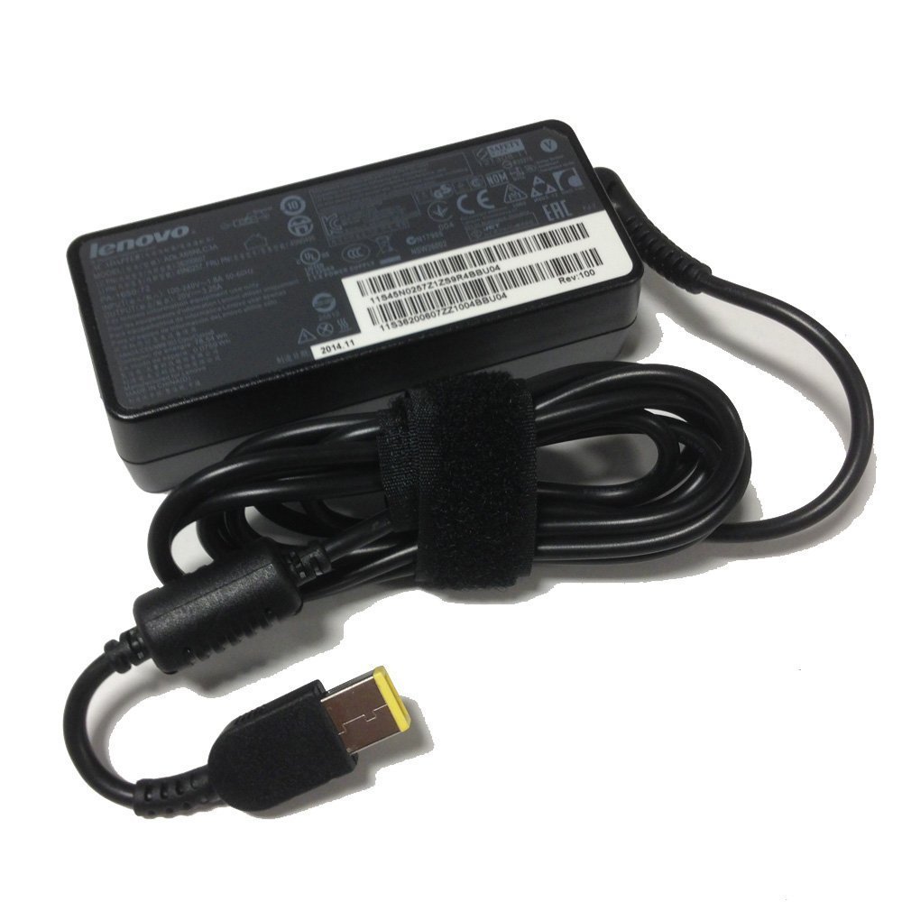 65W Laptop Charger for Lenovo ThinkPad X1 Carbon 344456U Ultrabook IBM Power Supply Adapter 20V 3.25A with Power Cord